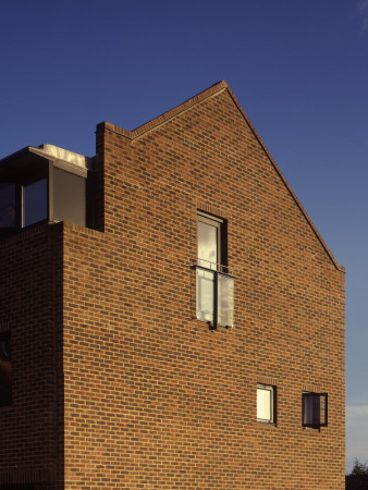 Student Accommodation, Jesus College, Oxford, Upper Floor Of Building With Windows by Charlotte Wood Pricing Limited Edition Print image