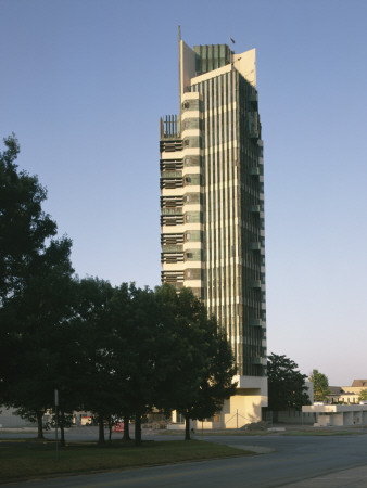 Harold C, Price Tower, Bartlesville, Oklahoma, Now The Arts Center, Architect: Frank Lloyd Wright by Alan Weintraub Pricing Limited Edition Print image