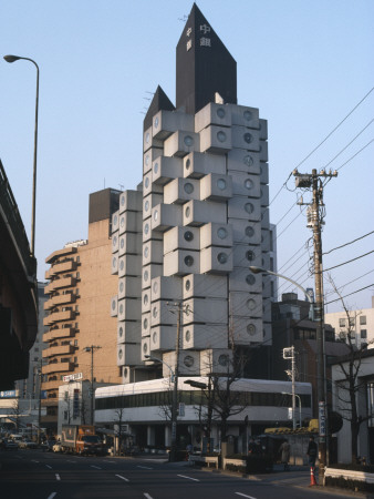 Nakagin Capsule Tower, Japan, 1972, Architect: Kisho Kurokawa by Bill Tingey Pricing Limited Edition Print image