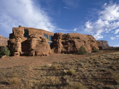 Utah, 1992, Exterior, Rocks And Boulders, Architect: Dick Knecht by Alan Weintraub Pricing Limited Edition Print image