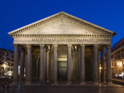 The Pantheon At Dusk, Rome, Italy by David Clapp Pricing Limited Edition Print image