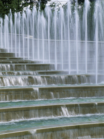 The Grand Cascade, Alnwick Garden, Northumberland by Clive Nichols Pricing Limited Edition Print image