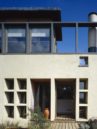 House In Haddenham, Buckinghamshire - Entrance, Architect: Proctor Matthews Architects by David Churchill Pricing Limited Edition Print image