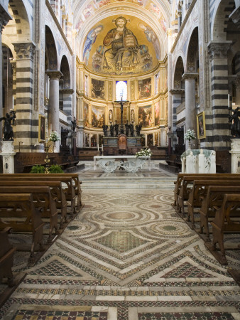 View Towards The Altar, The Duomo, Pisa, Italy by David Clapp Pricing Limited Edition Print image