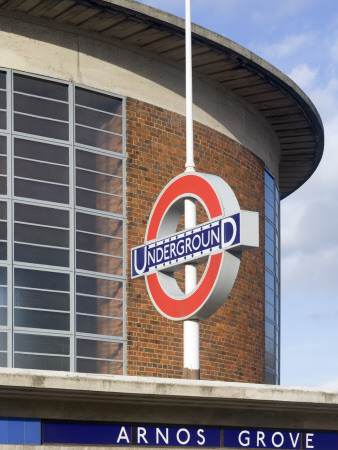 Arnos Grove, London Underground Station, London, 1932 Architect: Charles Holden by G Jackson Pricing Limited Edition Print image