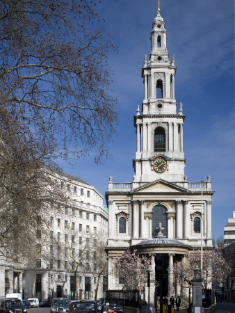 St, Mary-Le-Strand, The Strand, London, 1717, Architect: James Gibbs by G Jackson Pricing Limited Edition Print image