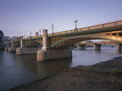Southwark Bridge From South Bank Of Thames, London, Completed 1921 by Joe Cornish Pricing Limited Edition Print image
