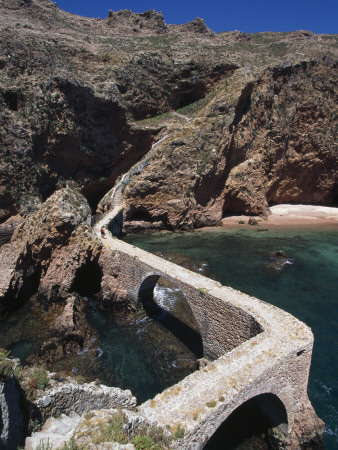 Sao Joao Batista, Berlengas Causeway From Fortress To Island by Joe Cornish Pricing Limited Edition Print image