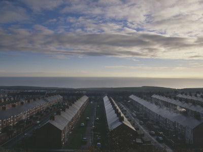 Easington - Durham Mining Village, Brick Terraced Housing by Joe Cornish Pricing Limited Edition Print image