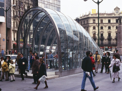 Metro Station, Bilbao, 1995, Architect: Norman Foster And Partners by John Edward Linden Pricing Limited Edition Print image