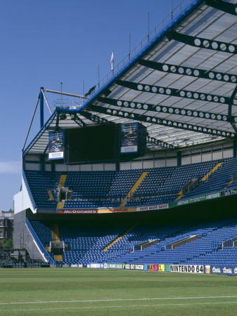 Chelsea Football Stadium, North Stand - Stamford Bridge by Martine Hamilton Knight Pricing Limited Edition Print image