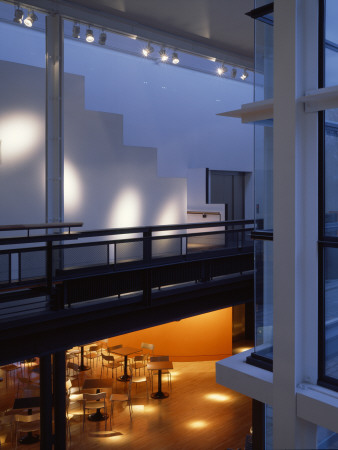 Dundee Contemporary Arts, Scotland, View Of Eating Area From Above, Richard Murphy Architects by Keith Hunter Pricing Limited Edition Print image