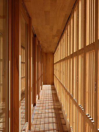 Holyrood Education Centre, Holyrood Park, Edinburgh, Scotland, Internal View Of Verandah by Keith Hunter Pricing Limited Edition Print image