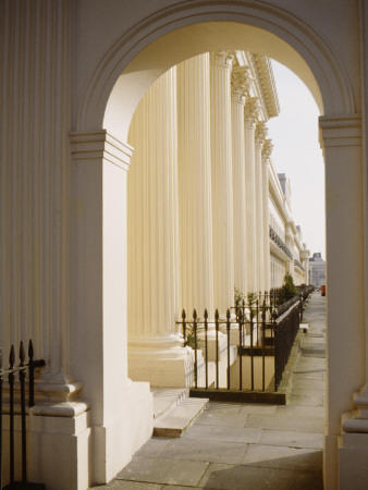 Chester Terrace, Regents Park, London, Designed By Nash, Built By James Burton by Lewis-Darley Pricing Limited Edition Print image