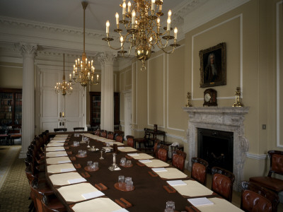 10 Downing Street, The Cabinet Room by Mark Fiennes Pricing Limited Edition Print image