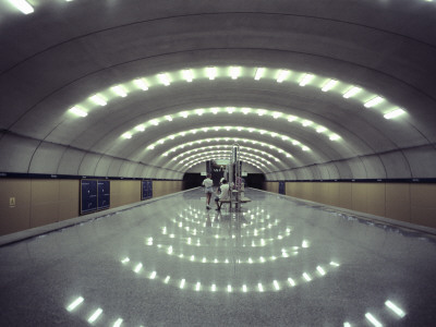 Underground Platform, Warsaw by Marcel Malherbe Pricing Limited Edition Print image