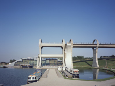 Falkirk Wheel, Falkirk Forth And Clyde Canal, Scotland, Architect: Rmjm by Keith Hunter Pricing Limited Edition Print image