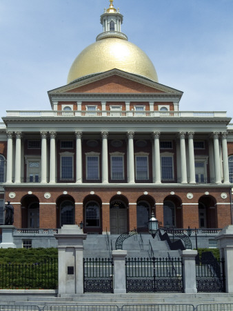 State House, Boston, Massachusetts, 1798, Architect: Charles Bullfinch by Natalie Tepper Pricing Limited Edition Print image