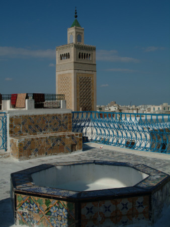 Zitouna, The Great Mosque, Tunis, View From Kasbah Roof by Natalie Tepper Pricing Limited Edition Print image