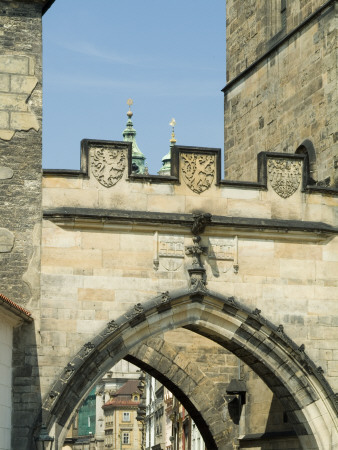 Lesser Town Bridge Towers (Malostranskt Mosteckt Veze), Mala Strana District, Prague by Natalie Tepper Pricing Limited Edition Print image