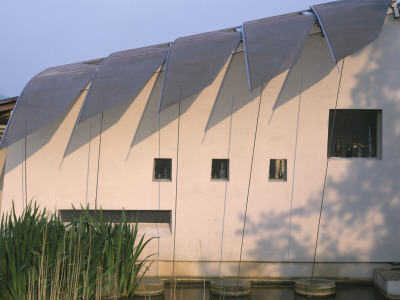 The Shack: Studio And Hide For A Wildlife Photographer, Northamptonshire, South-West Elevation by Nicholas Kane Pricing Limited Edition Print image