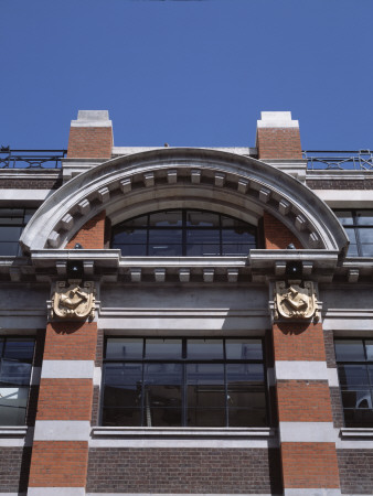 60 Whitfield Street W1, London, Exterior Window And Brick Work Detail, Epr Architects by Peter Durant Pricing Limited Edition Print image