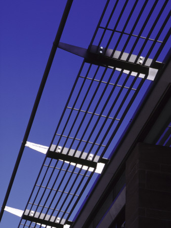 Visitor Interpretation Centre, Coventry, Louvred Roof, Maccormac Jamieson Prichard Architects by Peter Durant Pricing Limited Edition Print image