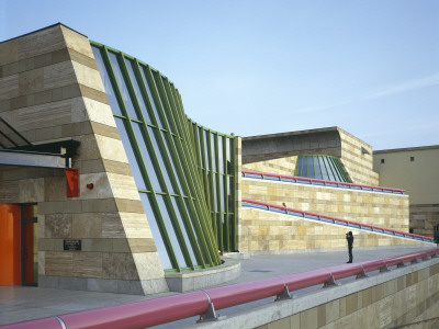 Staatsgalerie, Stuttgart, 1977 - 1984, Front Of Building Terraces, Architect: Stirling And Wilford by Richard Bryant Pricing Limited Edition Print image