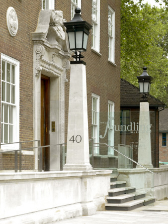 The Foundling Museum, London, Entrance, Refurbishment And Extension By Jestico + Whiles by Richard Bryant Pricing Limited Edition Print image