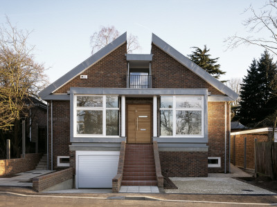 Private House Cfa, Street Elevation, Collett And Farmer Architects by Peter Durant Pricing Limited Edition Print image