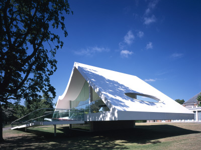 Serpentine Gallery Pavilion, Kensington Gardens, London, Oval Roof Window, Archit: Oscar Niemeyer by Richard Bryant Pricing Limited Edition Print image