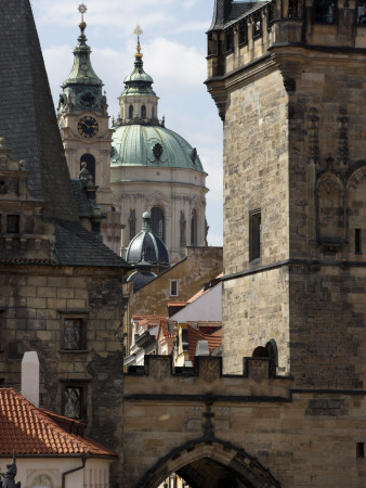 Charles Bridge And Church Of St Nicholas, Little Quarter, Prague by Richard Bryant Pricing Limited Edition Print image