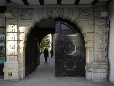 Arched Entrance To Passage, Fleet Street, London by Richard Bryant Pricing Limited Edition Print image