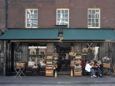 Food Shop, Spitalfields, London by Richard Bryant Pricing Limited Edition Print image