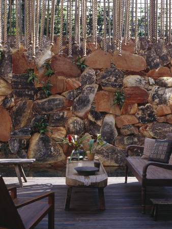 Casa D'agua, Sao Paulo 2004, Seating Area, Architect: Isay Weinfeld by Richard Powers Pricing Limited Edition Print image