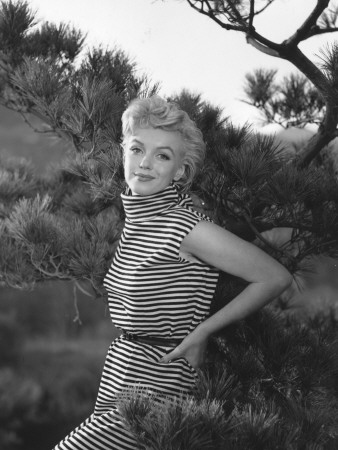 Monroe In Stripes by Baron Pricing Limited Edition Print image