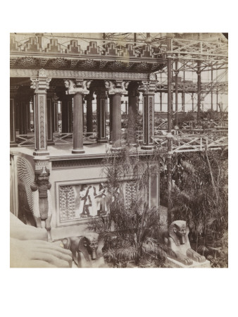 Crystal Palace De Londres : Palais Assyrien by Joseph Warren Zambra Pricing Limited Edition Print image