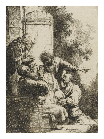 Jacob Pleurant La Mort De Son Fils Joseph by Rembrandt Van Rijn Pricing Limited Edition Print image