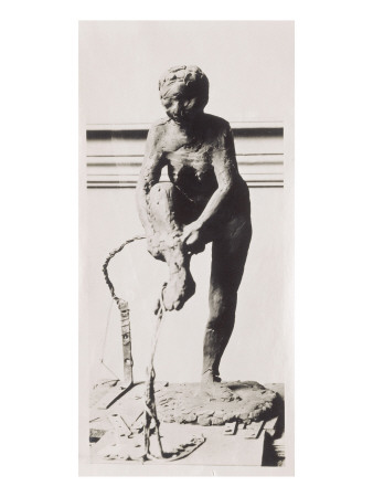 Photo D'une Sculpture De Degas:Danseuse Mettant Son Bas(Rf2078) by Ambroise Vollard Pricing Limited Edition Print image