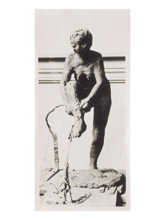 Photo D'une Sculpture De Degas:Danseuse Mettant Son Bas(Rf2078) by Ambroise Vollard Pricing Limited Edition Print image