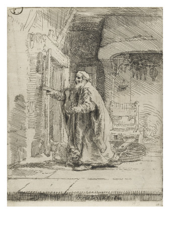 Tobie Aveugle, 1Er Etat by Rembrandt Van Rijn Pricing Limited Edition Print image