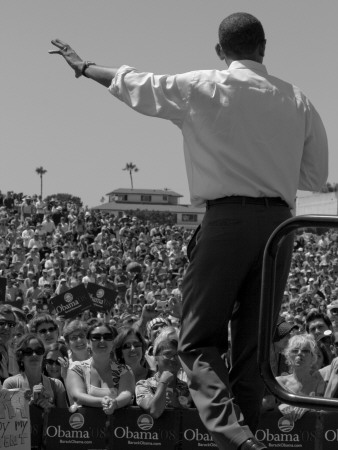 Rapt Crowd, Obama by Eloise Patrick Pricing Limited Edition Print image