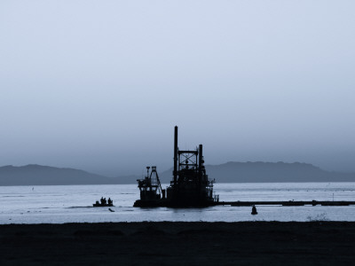 Early Morning Fishermen, Santa Barbara by Eloise Patrick Pricing Limited Edition Print image
