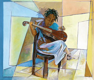 Little Musician Ii by Nathaniel Barnes Pricing Limited Edition Print image