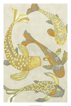 Golden Koi I by Chariklia Zarris Pricing Limited Edition Print image