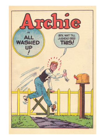 Archie Comics Retro: Archie Comic Panel All Washed Up (Aged) by Bill Vigoda Pricing Limited Edition Print image