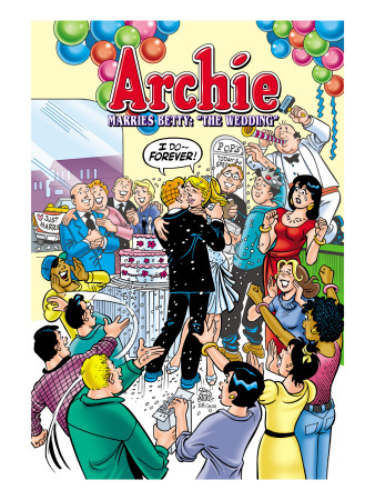 Archie Comics Cover: Archie #604 Archie Marries Betty: The Wedding by Stan Goldberg Pricing Limited Edition Print image