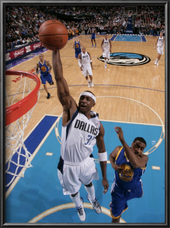 Golden State Warriors V Dallas Mavericks: Jason Terry And Reggie Williams by Glenn James Pricing Limited Edition Print image