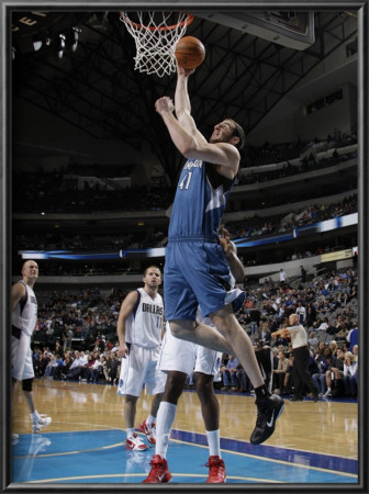 Minnesota Timberwolves V Dallas Mavericks: Kosta Koufos by Danny Bollinger Pricing Limited Edition Print image