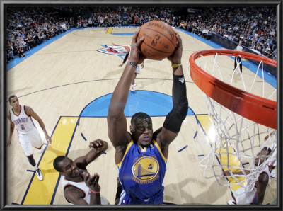 Golden State Warriors V Oklahoma City Thunder: Jeff Adrien by Layne Murdoch Pricing Limited Edition Print image